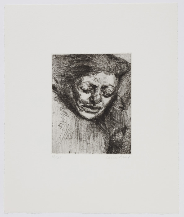 Paul, Head of Mandy, 1993, etching, edition of 25, 12 1-4 x 10 1-4 in., 31 x 26 cm