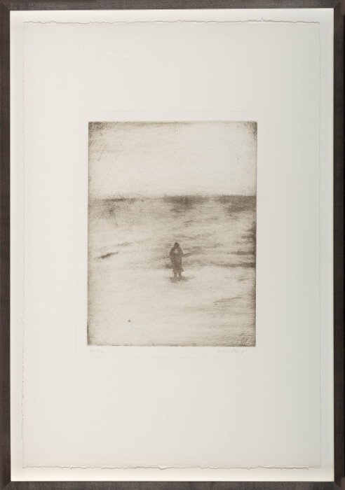 Paul, My Mother and the Sea, 1999, soft ground etching, paper 56.8 x 37.8cm, 22 3-8 x 14 7-8in.