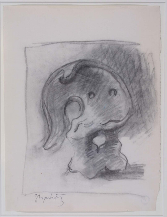 Lipchitz, Head and Hair (Study for Head circa 1932-33), 1930