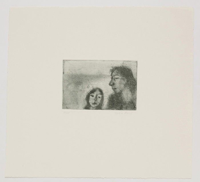 Paul, Kate and Molly, 2002, soft ground etching, edition of 15, 9 7-8 x 10 7-8 in., 25 x 27.6 cm