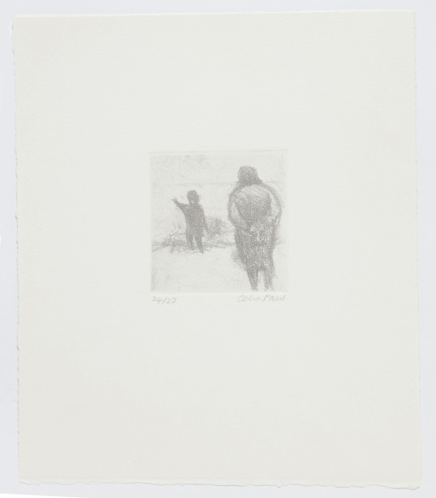Paul, Mother and Frank, 1991, soft ground etching, edition of 25, 9 7-8 x 8 1-2 in., 25 x 21.5 cm