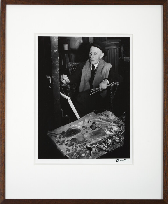 Brassaï, Jacques Villon à Puteaux, 1954, gelatin silver print, 30 x 24 cm, © Estate Brassaï – RMN – Grand Palais