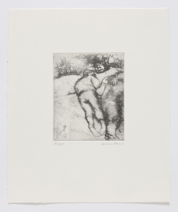 Paul, Mother and Frank 3, 1994, soft ground etching, edition of 25, 12 5-8 x 10 3-8 in., 32 x 26.5 cm