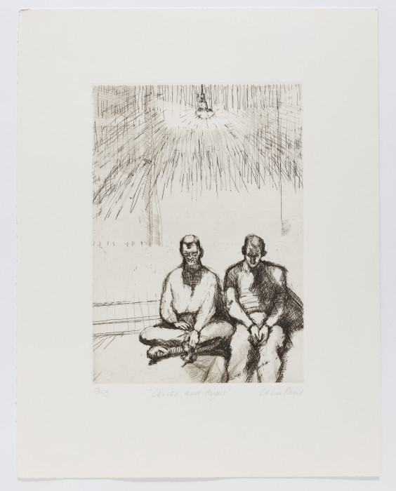 Paul, Cerith and Angus, 1991, etching, edition of 15, 21 3-8 x 16 5-8 in., 54.2 x 42.1 cm