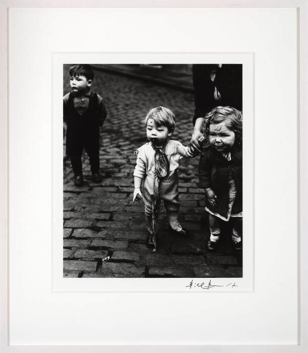 Bill Brandt, Children in Sheffield, 1937, gelatin silver print, 34.6 x 29.2 cm (framed), Bill Brandt © Bill Brandt Archive