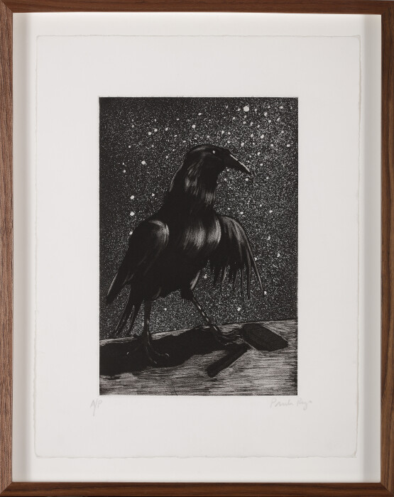 Paula Rego, The Night Crow, 1994, edition of 20, etching and aquatint on Somerset paper, 39.5 x 29.5 cm