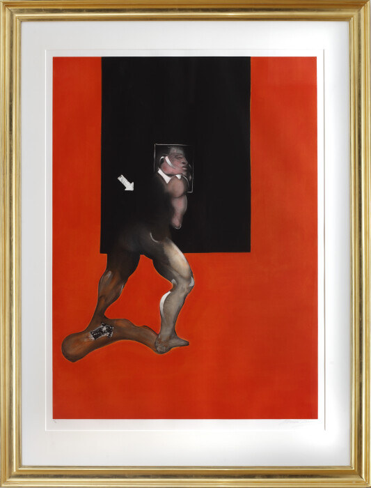 Francis Bacon, Study from the Human Body, 1992, aquatint on Fabriano paper, edition of 90, 64 1-8 x 47 5-8 in., 163 x 121 cm