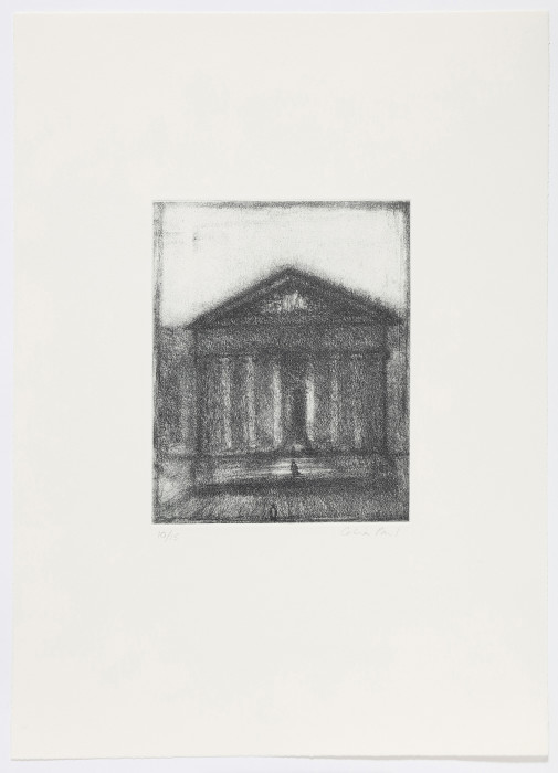 Paul, British Museum, 2006, etching, edition of 15, 16 1-8 x 11 5-8 in., 41 x 29.5 cm